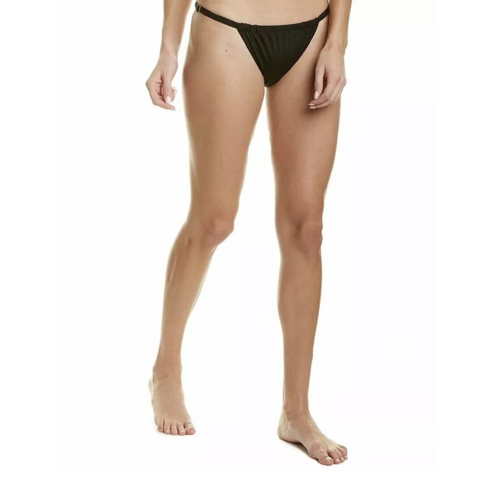 NWOT Weworewhat Ruched Bikini Bottom Black , Size - XL $95